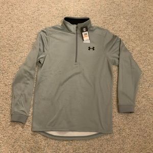 Mens Under Armour 3/4 zip lightweight top